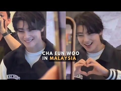 Cha Eun Woo at Sketchers grand opening in Malaysia