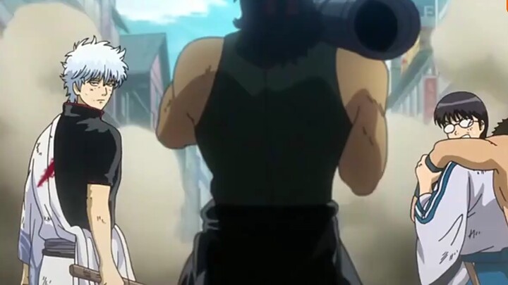 Gintama: Eden Yamazaki berubah menjadi John Rambo untuk menyelamatkan adegan