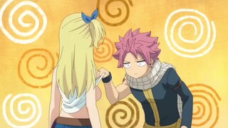 Natsu taking a Peek at Lucy's **** 🤣 ( NatsuLucy Funny Moments )