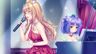 NEKOPARA Vol. 3 Maple and Cinnamon's Performance Full HD CC LYRICS "My Grandfather's Clock"