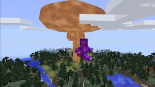Minecraft: Meledakkan bom nuklir manusia yang paling kuat di Minecraft! Apa yang akan terjadi?