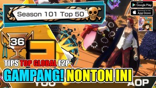 BURUANN!!! 6 TIPS Menjadi TOP GLOBAL One Piece Bounty Rush Player F2P | OPBR