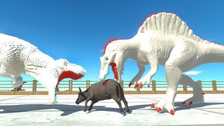 Two Albino Carnivores Deadly Trip - Animal Revolt Battle Simulator