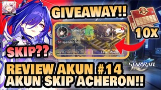 Akun ini SKIP Acheron??! Mending Gacha Aventurine?? 🤔 | Review Akun #14 | Honkai: Star Rail