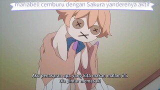 ketika mariabelle mengintip Hinata lewat sihirnya