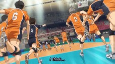 Hinata Nice Receive + The Rally and Block That We've Been Waiting For!!! — Karasuno vs. Inarizaki