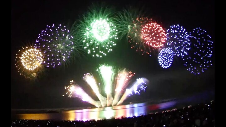 2015 ぎおん柏崎まつり 海の大花火大会  [4K] 柏崎市民一同 Gion Kashiwazaki Fireworks 2015 Japan.
