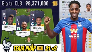 Team Color Pháp 21 +8  CỰC KHỦNG Với tam tấu MATETA - MAOLIDA - JACOB - FIFA ONLINE 4