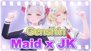 Genshin x Maid x JK