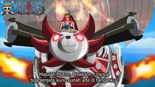 TIGA SENJATA KUNO SUDAH ADA DI TANGAN LUFFY DAN USOPP KUNCI MUNCULNYA  URANUS !