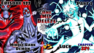 Episode 177 Black Clover, One Hit Delete, Middle Rank Demon vs Luck, Best Anime Tagalog Review