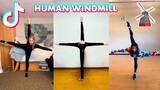 Human Windmill Challenge TikTok Compilation #gymnastics #balance