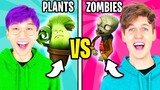 Can We Go NOOB vs PRO vs HACKER In PLANTS VS ZOMBIES 3D!? (MAX LEVEL!)