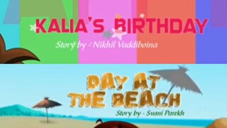 Chhota Bheem Hindi 6.7 6.8 Kalia'S Birthday Kal Ka K + Da D Day At The Beach