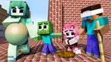 Monster School: Mom have a Baby Zombie - Vending Machine Pregnancy Challenge | Minecraft Animation