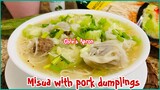 Misua with pork dumplings | Mainit na sabaw sa malamig at maulan na panahon | Ghie’s Apron