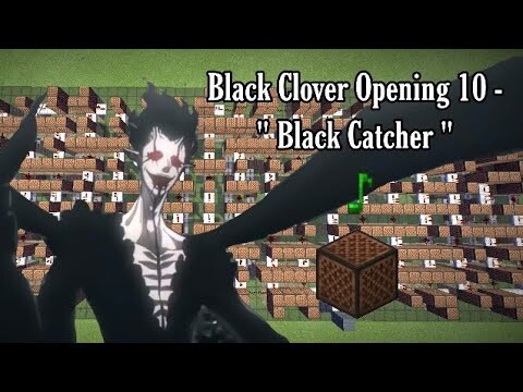 Black Catcher - Black Clover Opening 10 | Minecraft Noteblock Cover |