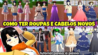 COMO TER AS NOVAS ROUPAS E CABELOS do SAKURA SCHOOL SIMULATOR CHINÊS ~ TUTORIAL PASSO A PASSO