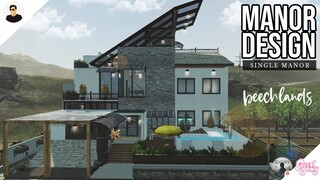 Manor Design: Beechlands w/ DIY POOL | Single Manor Tutorial - LifeAfter