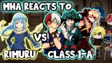MHA/BNHA Reacts to Rimuru Tempest VS. Class 1-A Students || Gacha Club ||