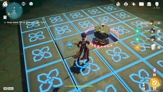 [Genshin Impact 2.0] minigame cho ae nào cần ở gần mô hình động cơ vinh cửu