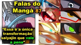 CAPÍTULO 87 - Whis REVELA a ÚNICA transformação SAIYAJIN que ele RESPEITA - Mangá Dragon Ball Super