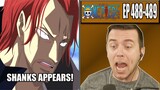 SHANKS ENDS THE WAR! - OP Episode 488 and 489 - Rich Reaction