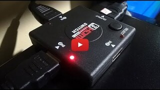 3-Way HDMI Switch Unboxing and Review