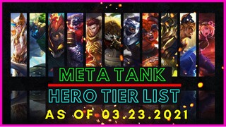 META TANK HEROES MOBILE LEGENDS 2021 | TANK TIER LIST MOBILE LEGENDS