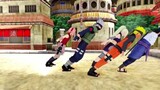 [MMD] Naruto Sakura Kakashi and Sasuke Perform Smooth Criminal in Konoha!