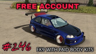 free account #246 with paid body kits car parking multiplayer v4.8.4 giveaway