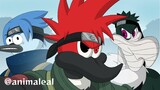 Kakashi vs Zabuza (Pica Pau + Naruto Paródia Animada)