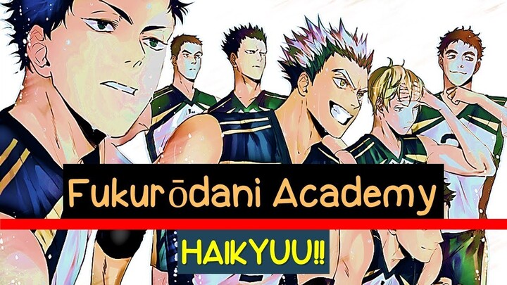 All Fukurōdani Academy Characters (梟谷学園) - Haikyuu