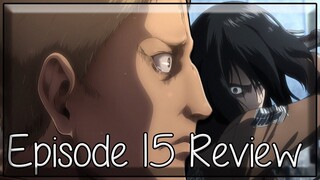 A Cursed History - Attack on Titan Season 3 Episode 15 (52) Anime Review