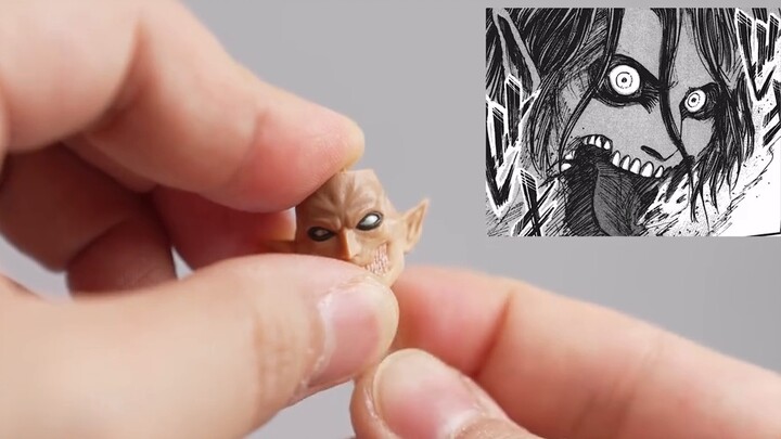 Kaiyodo Attack on Titan, if you only consider the muscle body, it is also quite good. Kaiyodo Titan,