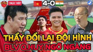 🔴Phút Chót, HLV Park Đổi Đội Hình Đấu Ấn Độ, BLV Quang Huy Không Tin Mình Đã Đoán Đúng