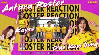 ANTARA ROSTER KAYESS DAN KOPI LIONG