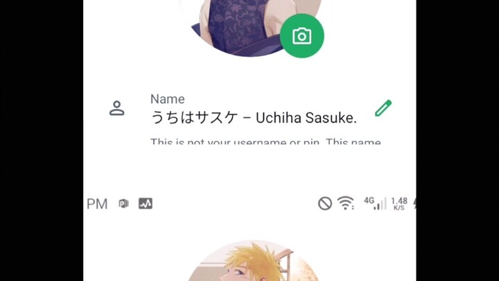 Matching pfp with him on insta and WhatsApp :) ✨||Uchiha Sasuke and Uzumaki Naruto||Sasuke-Naruto.