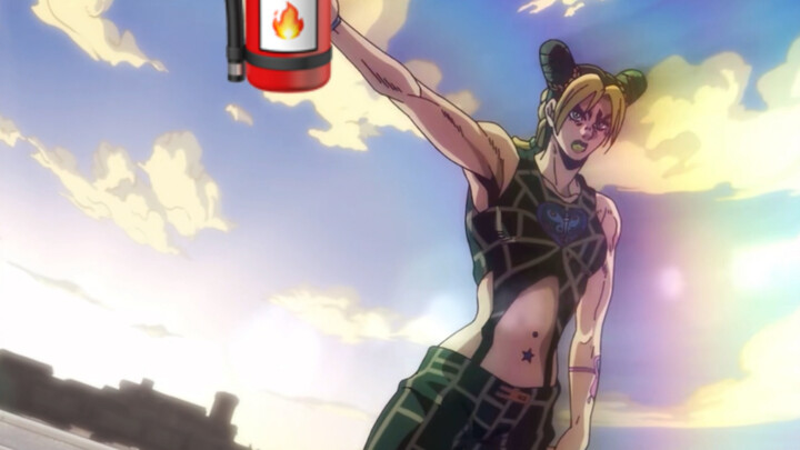 【JOJO】Tie T puts out the fire, but Sea of Stone