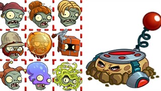 PvZ 2 9.4.1 Teleportato Mine Vs All Plants Instant Skill Vs All Zombies