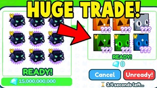 I Traded for a FULL TEAM of HUGE PETS in Pet Simulator X!