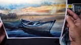 Watercolor painting tutorial - Tutorial melukis menggunakan cat air