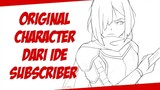 Menggambar Original Character Dari Ide Subscriber || Cara Menggambar Anime