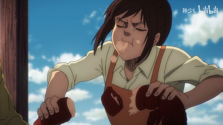 Attack on Titan Episode 9-Sasha Meniduriku