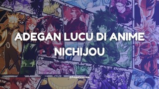 Berikut ini salah satu adegan lucu di anime Nichijou