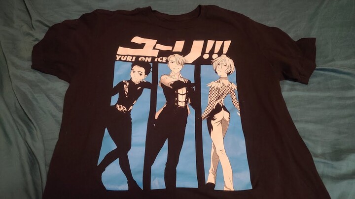 ASMR - Yuri on Ice anime shirt print scratching