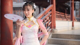 Menyentuh hati❀ Wanita cheongsam yang lembut❀ Bulan yang cerah mulai tertidur