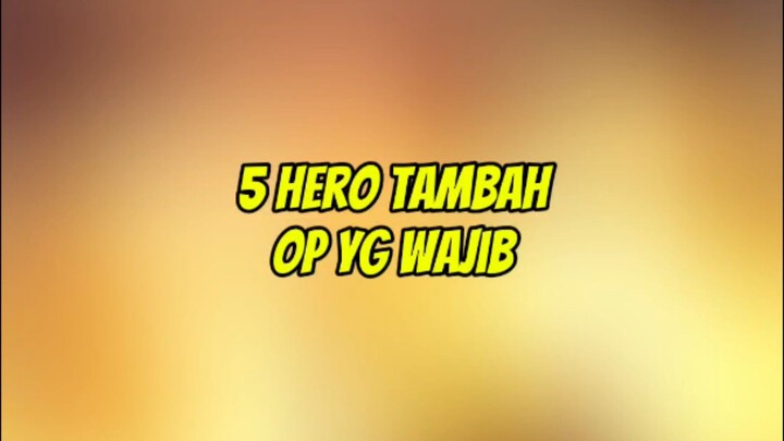 5 Hero tambah OP di season 35 🤩 #heroopmlbb #herometaseason35 #mlbbinfo #metamlbb #lukasmlbb