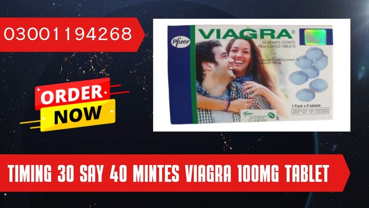 Viagra Tablet 1 Pack x 6 Tablet Same Day Delivery In Rawalpindi | 03001194268