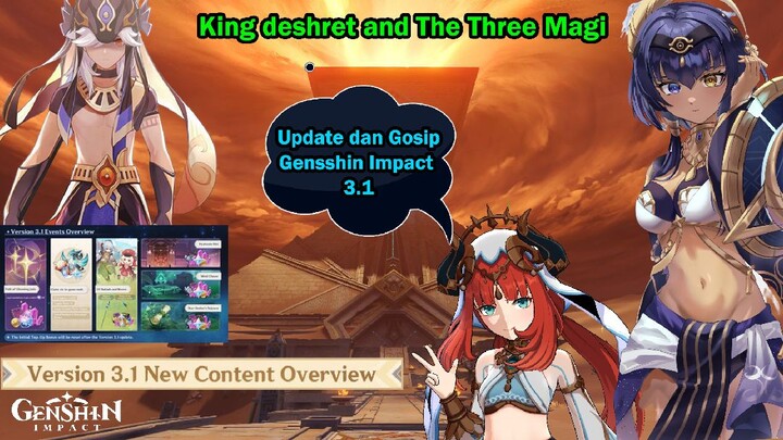 Genshin Update 3.1 Version | Siapkan Primo Untuk Gacha ~ Genshin Impact Indonesia